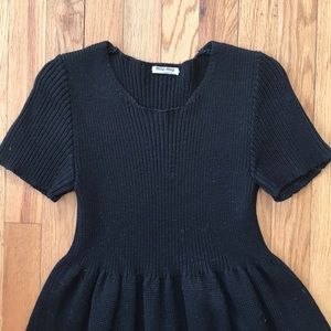Black miu miu knit dress 🌷